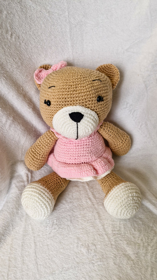 Crochet Lila Bear 20"