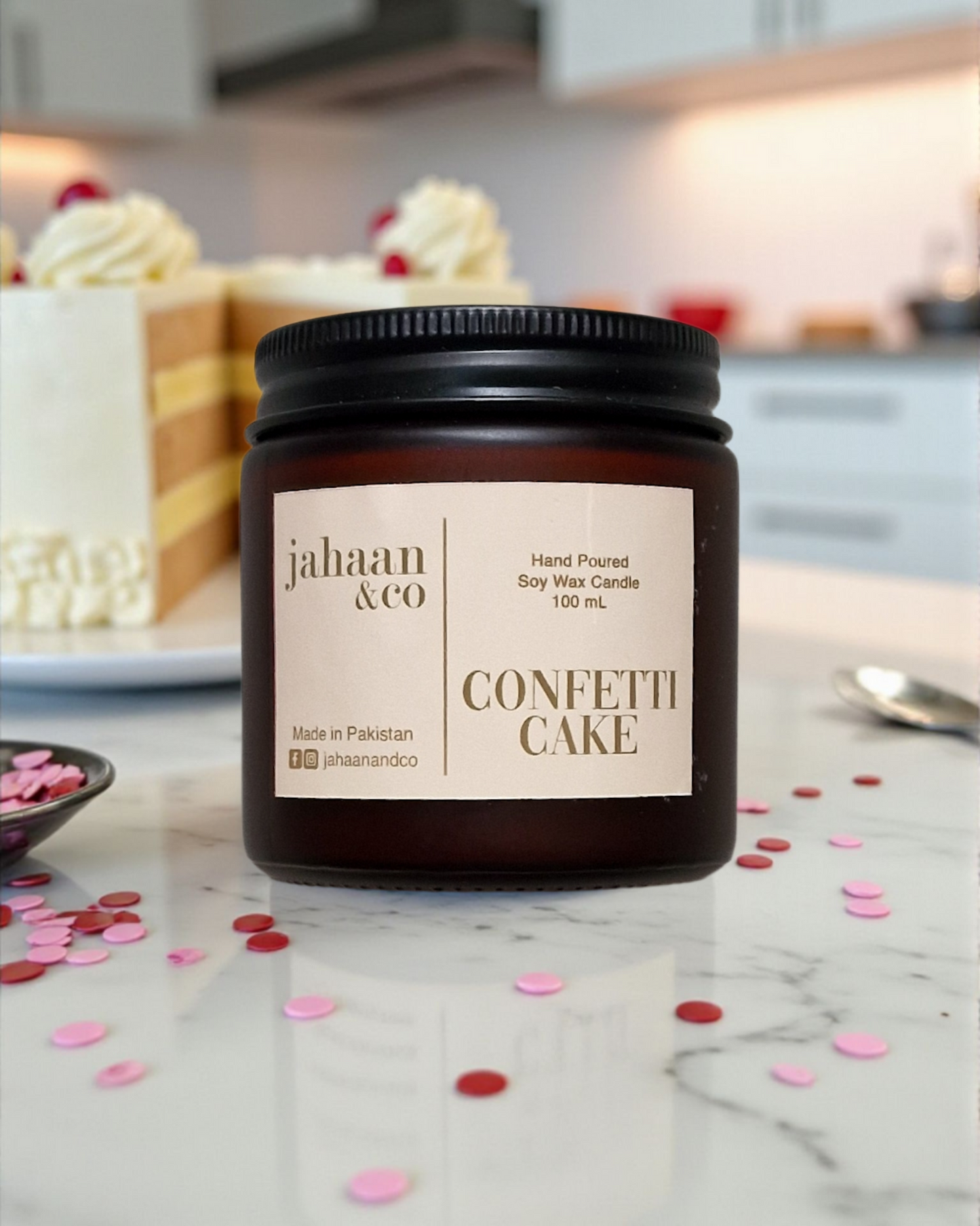 Confetti Cake Premium Candle
