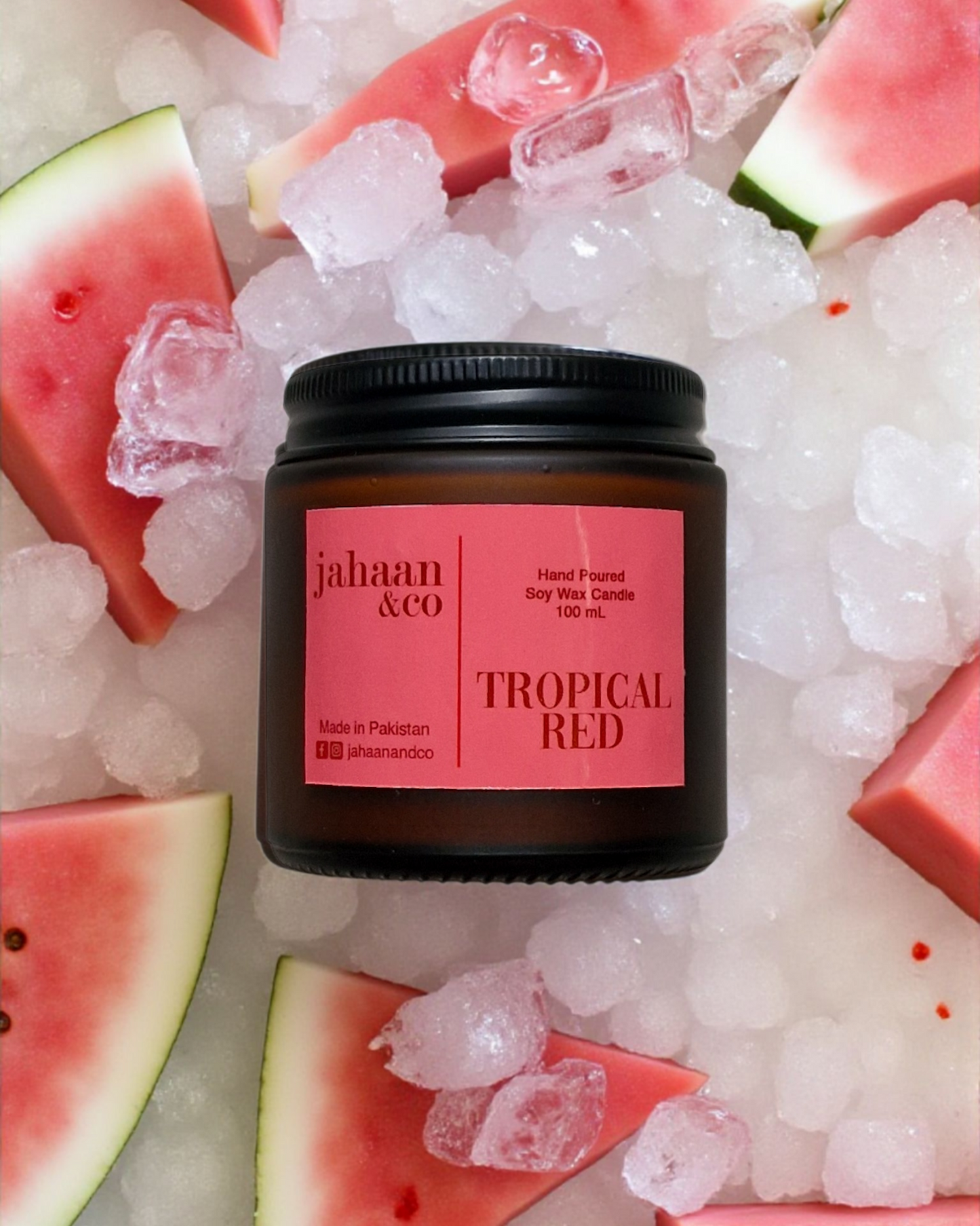 Tropical Red Premium Candle