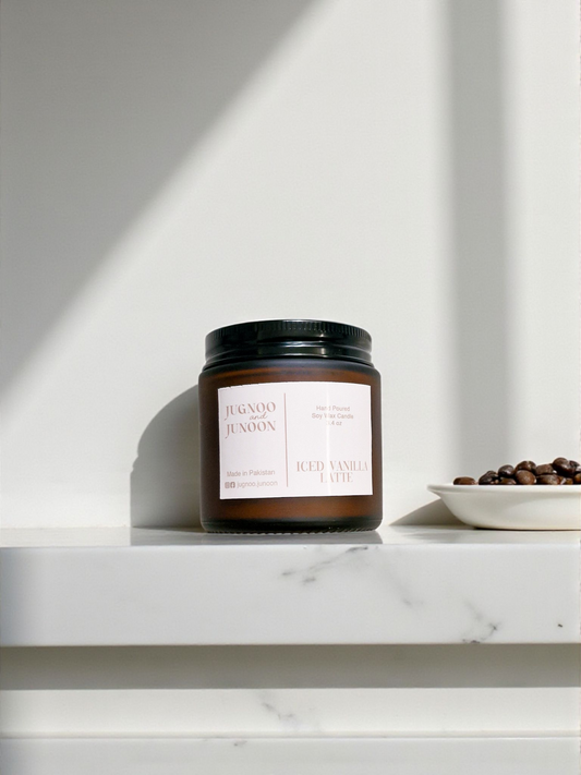 Iced Vanilla Latte Premium Candle