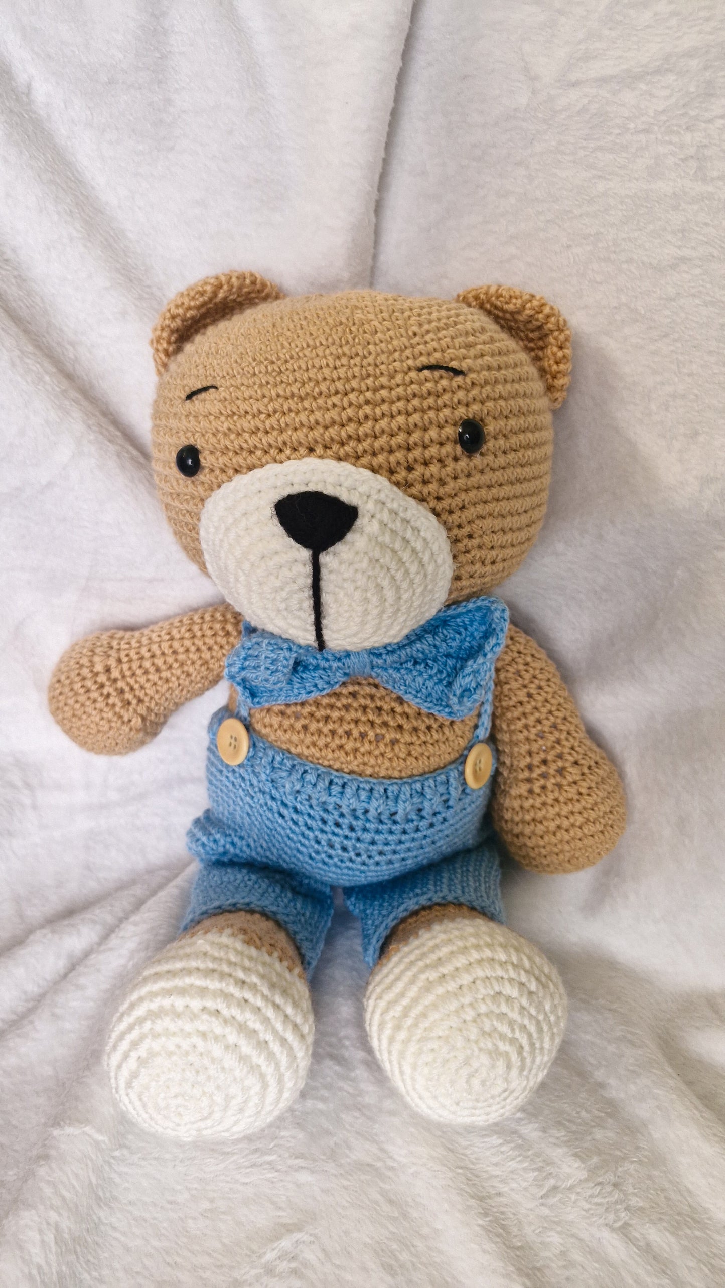 Crochet Louie Bear 20"