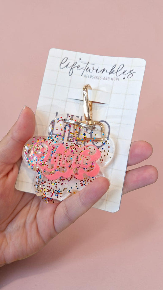 Acrylic Confetti Keychains