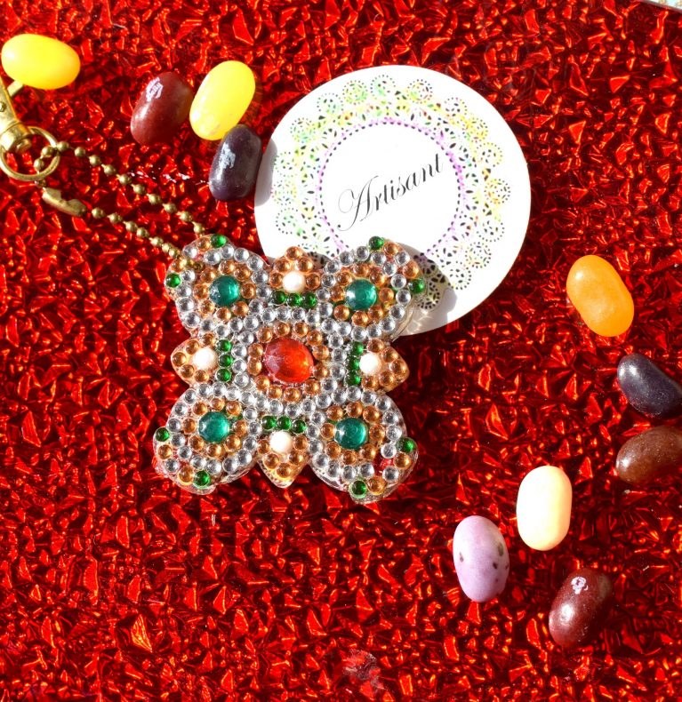 Abstract Key Chain/ Bag Charm